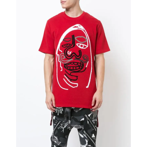 Haculla Red Graphic Tee - Large - Men's T-Shirt - Streetwear