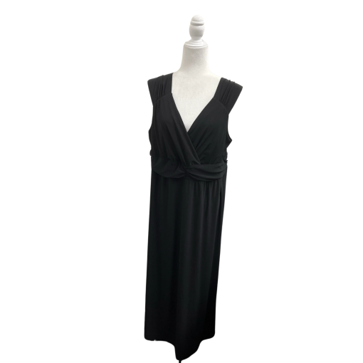 NY Collection Black Maxi Dress Plus Size 1X - Women's Dresses