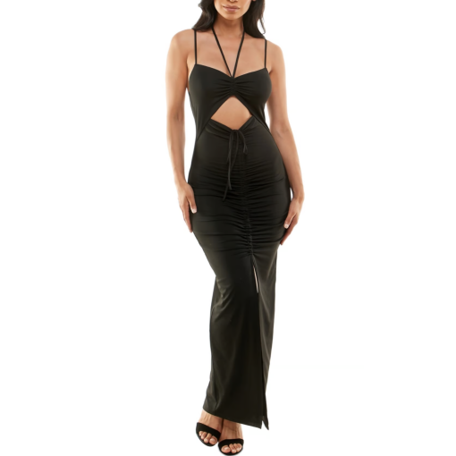 Bebe Black Cutout Maxi Dress - XS - Party Dress