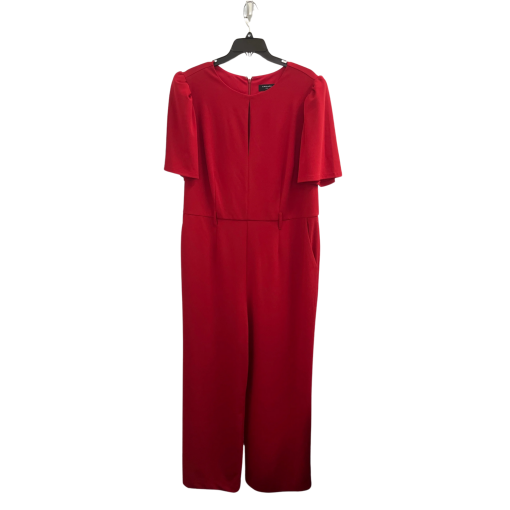 Tahari ASL Red Jumpsuit Plus Size 18W | Women's Formal Wear