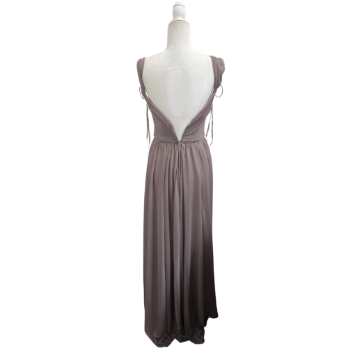 Simply Women Taupe Maxi Dress Size 6 - Bridesmaid Dress - Image 2