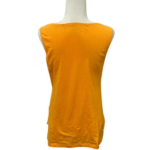 Tommy Hilfiger Orange Graphic Tank Top - Size S - Women's Tee - Image 2