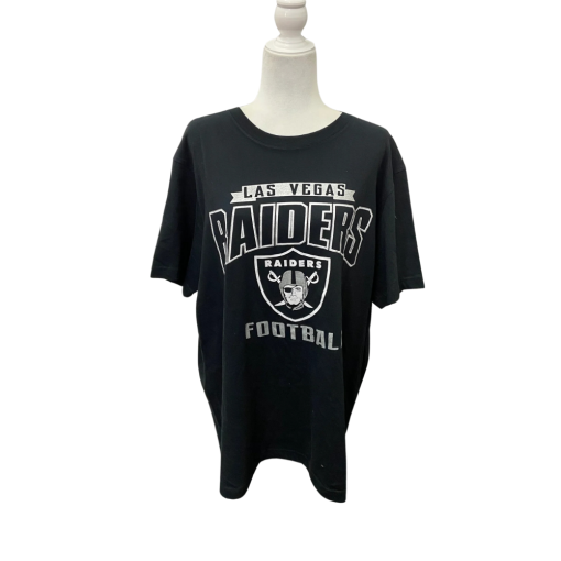 Las Vegas Raiders Black T-Shirt XL - NFL Football Tee