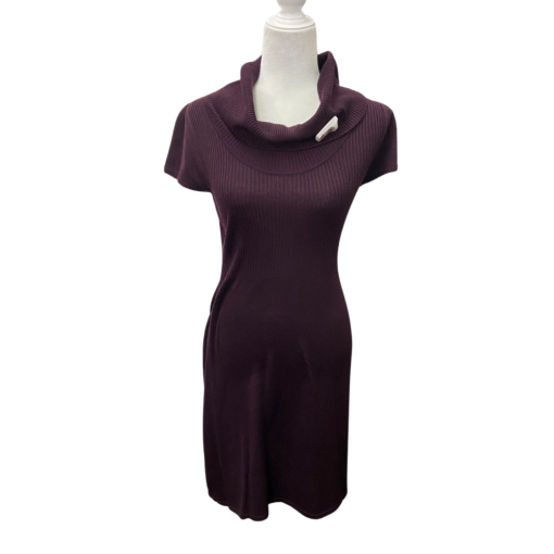 Calvin Klein Plum Sweater Dress Medium - Women's Dress