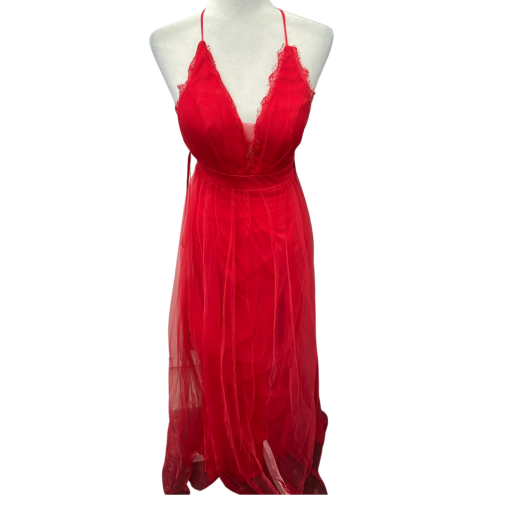 Rated PG Red Lace Maxi Dress Size 0 - Formal Wear