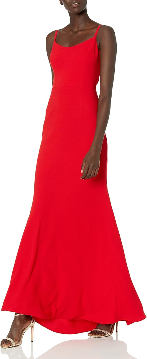 Jump Apparel Red Jersey Maxi Dress Size 5/6 - Formal Gown