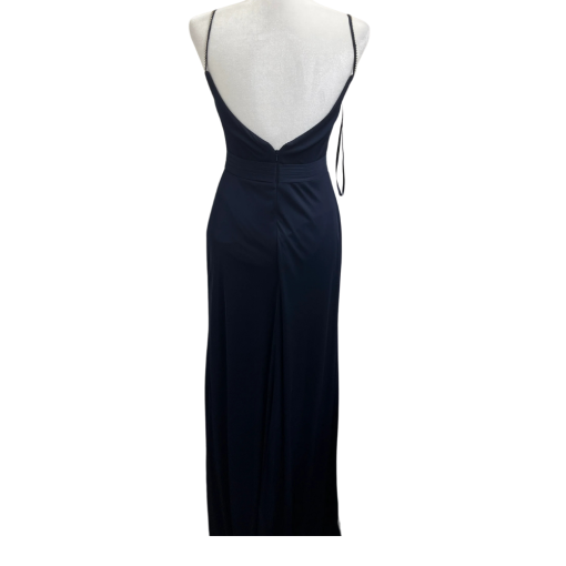 Kleinfeld Navy Maxi Dress Size 2 - Formal Evening Gown - Image 2