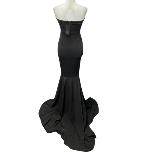 Miss ORD Black Strapless Mermaid Gown - Size S - Prom Dress - Image 2