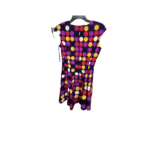 London Times Polka Dot Dress Purple Size 4P Party Dress