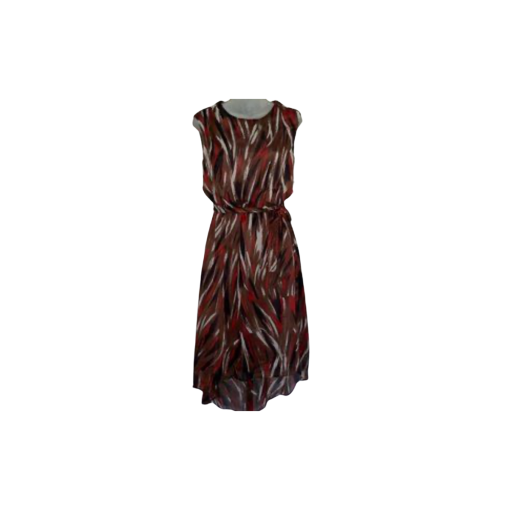 Ceces NY Brown Print Sleeveless Dress Size 6 - Cocktail Dress