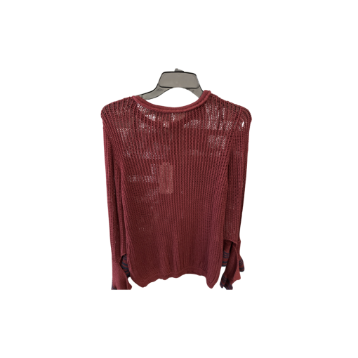 Katherine Barclay Burgundy Knit Sweater - Size M - Women's Top - Image 2