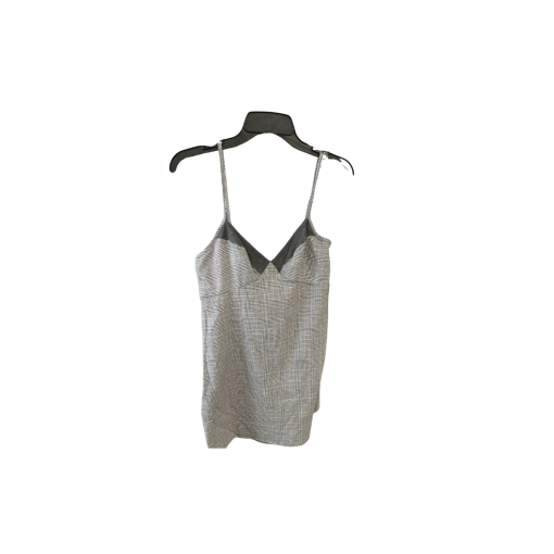 Kingston Plaid Cami Top - Grey, Size M - Women's Tank Top