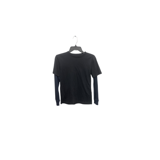 Champion Black Layered Tee Shirt, Size M, Long Sleeve Top