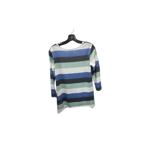 Ruby Rd Blue Stripe Top XS Women's Shirts & Blouses - Image 2