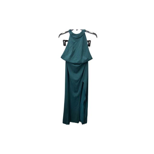 OPT Green Halter Maxi Dress Size 8 | Formal Wear