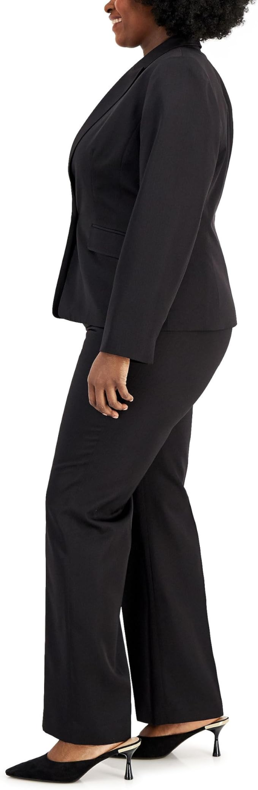 Le Suit Plus Size Black Pant Suit - Women's Workwear - 22W - Image 3