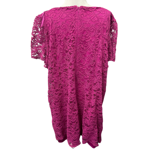 Jessica Howard Plus Size Fuchsia Lace Dress - Size 24W - Formal Wear - Image 2