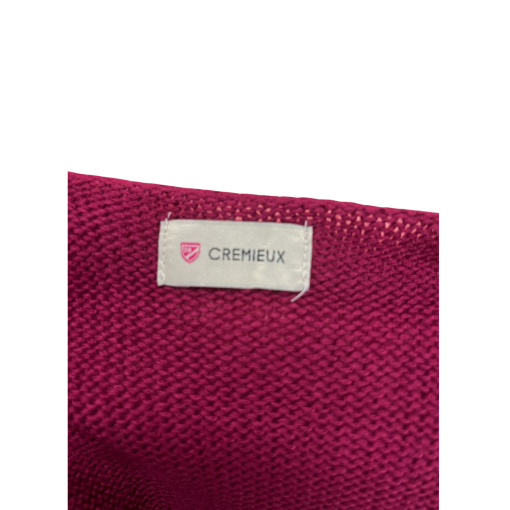 CREMIEUX Women's Burgundy Knit Tank Top - Size Small - Sleeveless Shirt - Image 3
