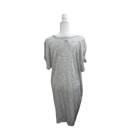 MNY Women's Gray T-Shirt Dress 3X Plus Size Casual Wear - Image 2