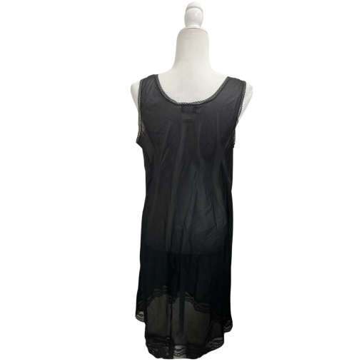 STYLED BY Saybury Black Lace Trim Slip Dress - Medium - Lingerie - Image 2