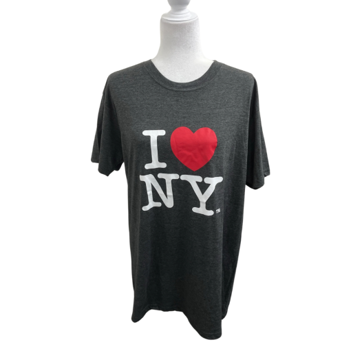 I Love NY T-Shirt Gray XL Graphic Tee - NYC Apparel