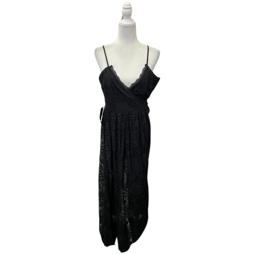 Bebe Black Lace Maxi Dress XXS - Women's Dresses