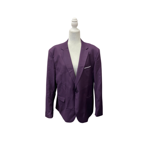 WULFUL Men's Purple Blazer Jacket XL - Formal Wear Suit Coat