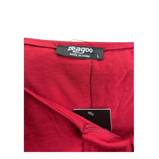 Zeagoo Women's Red Mini Dress - Size L - Summer Dresses - Image 2