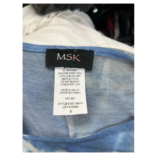MSK Women's Blue Tie Dye Dress - Size L - Casual Dresses - Image 2
