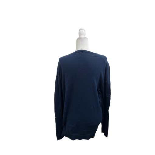 Alfani Women's Navy Blue Sweater XL - Crew Neck Pullover Top