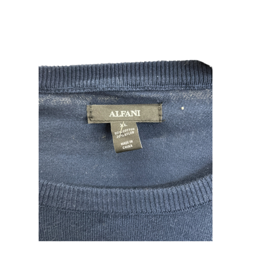 Alfani Women's Navy Blue Sweater XL - Crew Neck Pullover Top - Image 2