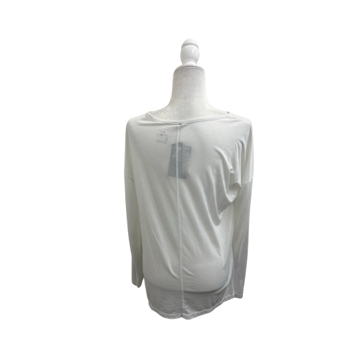 White Long Sleeve Dri-Fit Shirt - Size Medium - Athletic Top