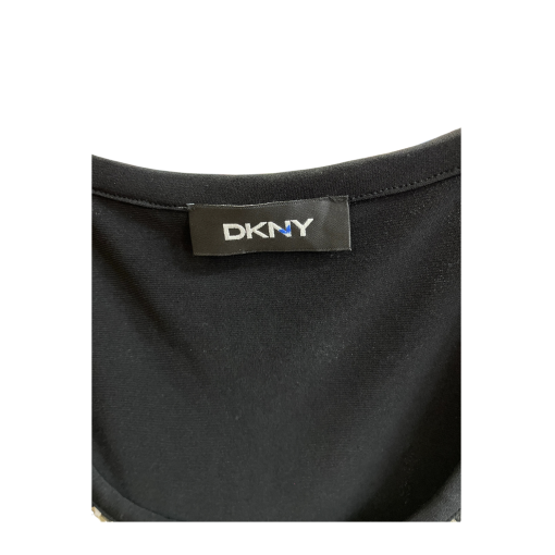 DKNY Snake Print Tank Top Small Black Trim Women's Blouse - Image 2