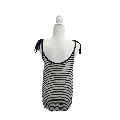 Joe Fresh Women's Striped Tank Top - Black & White, Size S/P