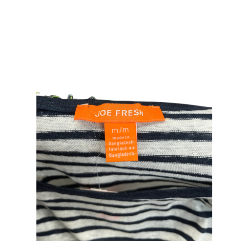 Joe Fresh Women's Striped Tank Top - Black & White, Size S/P - Image 2