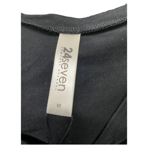24 Seven Women's Black V-Neck Tank Top - Size Small - Casual Wear - Image 2