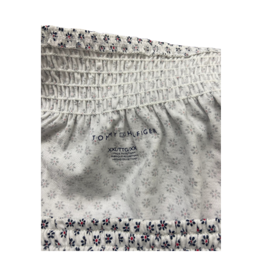 Tommy Hilfiger Women's Floral Top White XXL Square Neck Blouse - Image 2