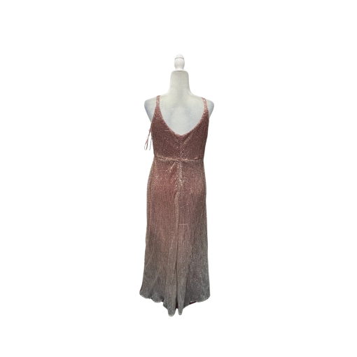 NW Nightway Sequin Maxi Dress - Pink - Size 12 - Women's Formal Gown
