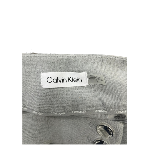 Calvin Klein Women's Gray Dress Pants Size 2 - Workwear - Image 2