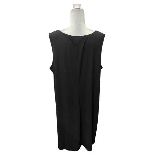 R&MRICHARDS Black Plus Size Dress with Sequin Detail - 18W