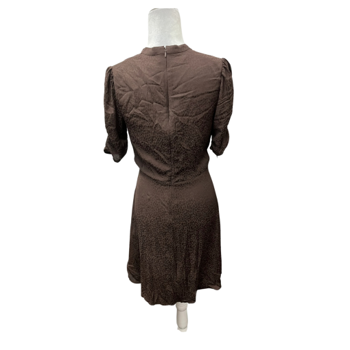 DKNY Brown Leopard Print Dress Size 6 - Women's Mini Dress