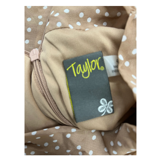 TAYLR 4 Women's Polka Dot Halter Dress - Tan - Size S/M - Summer Dress - Image 2