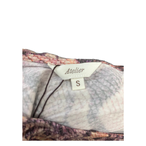 ATELIER S Snake Print Maxi Dress Women's Outfit - Purple/Pink - Image 2