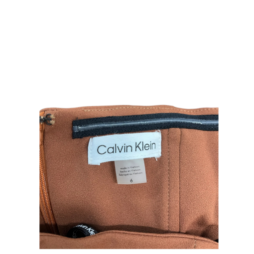 Calvin Klein Strapless Dress Brown Size 6 Women's Cocktail Dress - Image 2