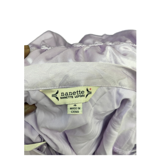 NANETTE Lilac Tiered Dress - Women's Mini Dress - Size S/M - Image 2