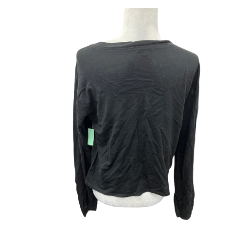 ABOUT M Black Empathy Long Sleeve Shirt - Women's Top