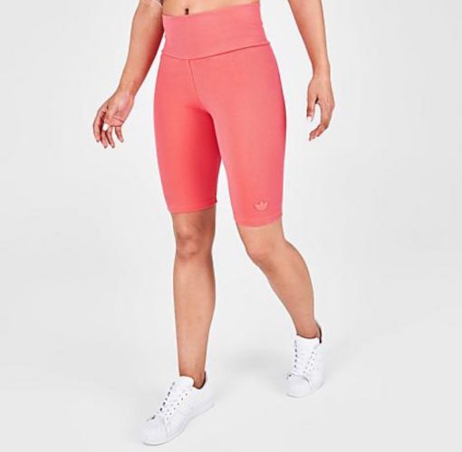 Adidas Women S 2 COLORED RIB SHORT TIGHTS-(Semi Turbo/Bright Orange X-Small)